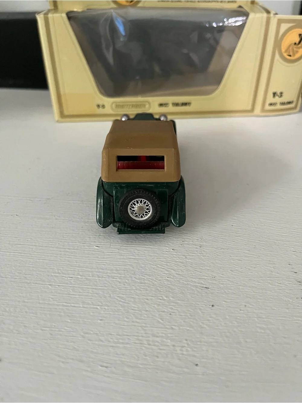 Vintage Matchbox Models of Yesteryear Y-8 1945 MG TC Green 1978 Lesney Boxed